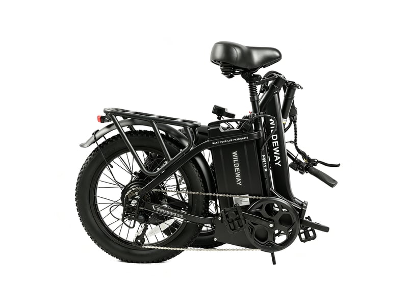  Vélo électrique pliable cadre ouvert wildeway fw11s, 48v 35ah, pneus 20, noir  - Conforama C
