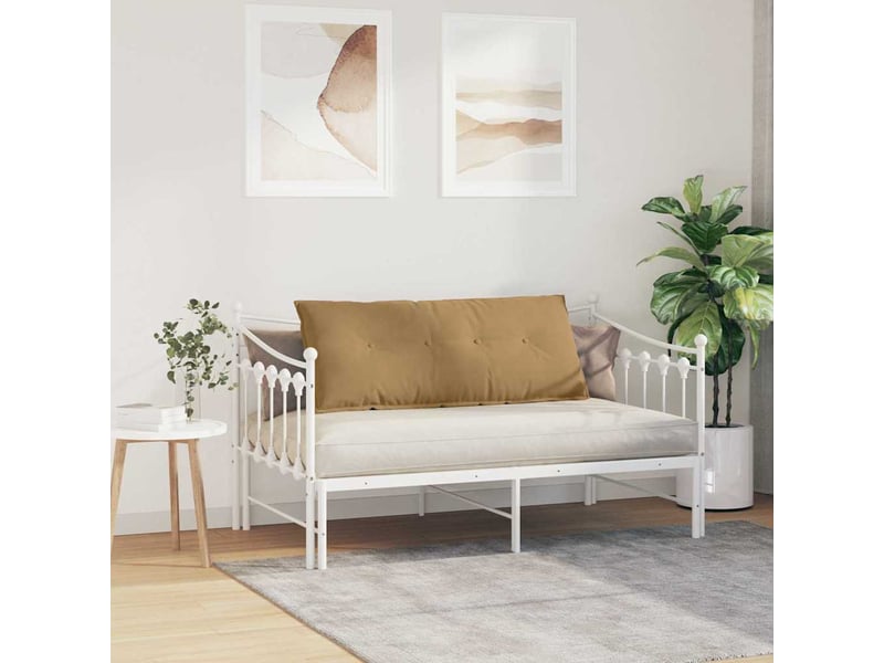  Coussin de dos, coussin de dossier marron 120 x 50 cm tissu en velours côtelé cf54797  - Conforama D