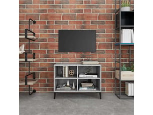 Meuble tv coloris gris 69.5 cm <strong></strong>  <strong></strong>