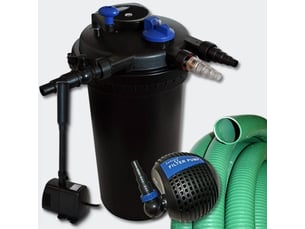 Kit de filtration à pression 30000l 18w uvc stérilisateur pompe tuyau 4216476
