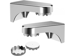 Lot de 2 pièces (argent) porte savon aimanté mural pour salle de bain, magnetique sans perçage, pour miroirs, carrelages