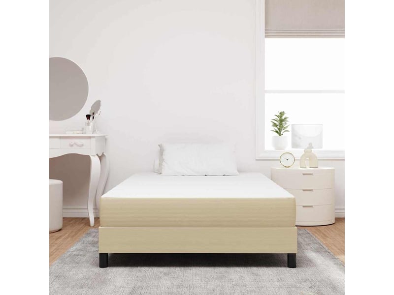  Lit double- lit adulte -  matelas de lit avec matelas sauge 120 x 190 cm tissu  - Conforama B