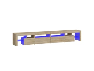 Meuble tv coloris marron 260 cm <strong></strong>  <strong></strong>
