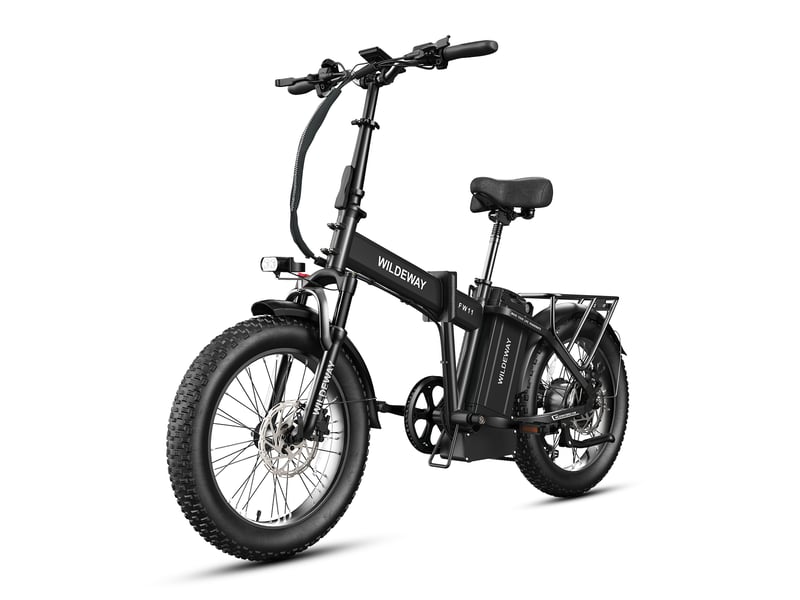  Vélo électrique pliable wildeway fw11, 1680 wh, pneus 20, noir  - Conforama B