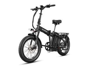 Vélo électrique pliable wildeway fw11, 1680 wh, pneus 20, noir