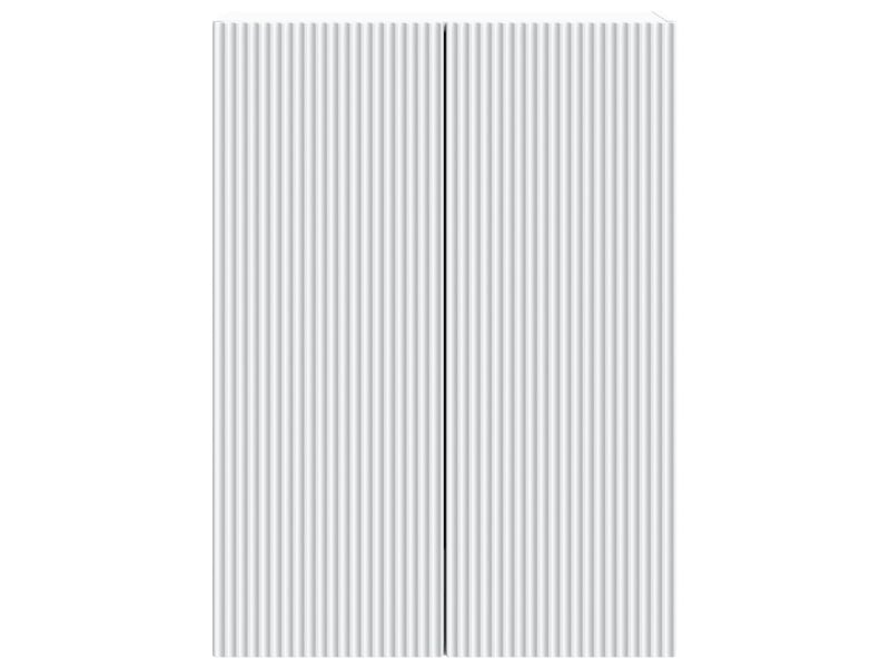  Armoire murale salon, meuble de rangement 66x34,5x90 cm bois d'ingénierie blanc shl8077  - Conforama D