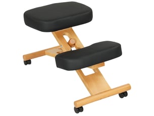 Chaise ergonomique à genoux avec roulettes, tabouret pour soulager les douleurs cervicales à la maison et au bureau