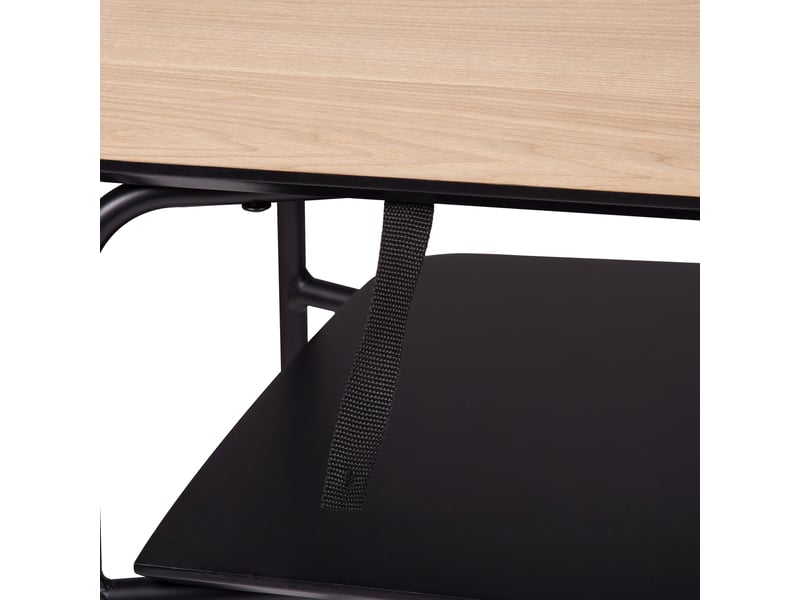 Console LOMOCO KYOTO coloris noir et bois - Conforama T