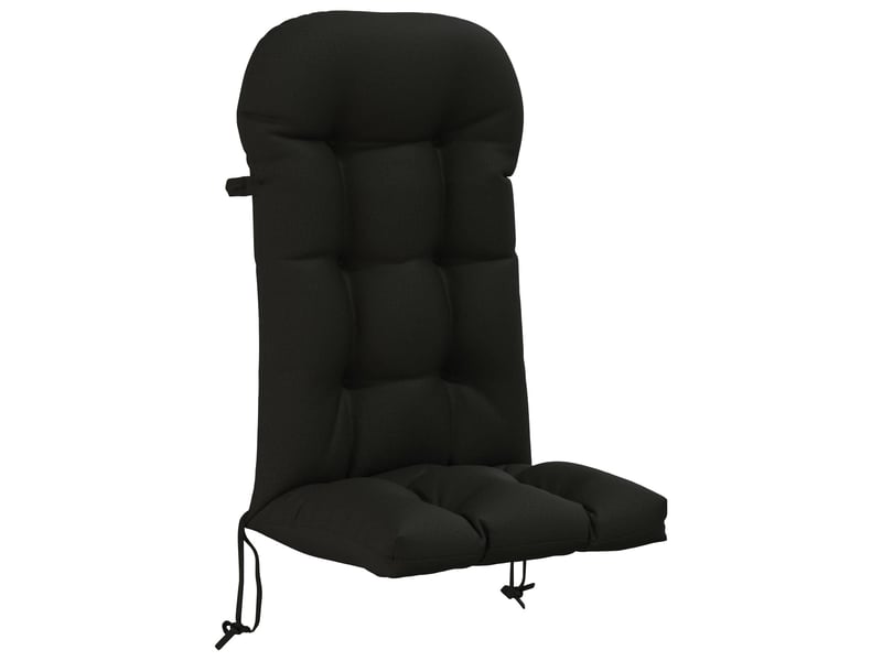  Coussin de transat ensoleillé, coussin pour bain de soleil putten 100 % polyester noir cf56083  - Conforama A