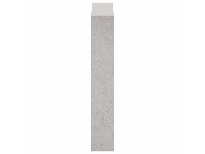  Meuble à chaussure, armoire à chaussures miroir 3 niveaux gris béton 63x17x102,5 cm  - Conforama E