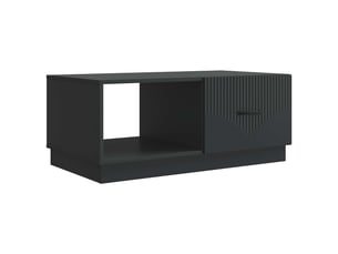 Table basse rectangulaire coloris noir  