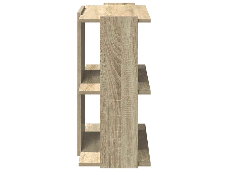  Bibliothèque à 3 niveaux, armoire à livres chêne sonoma 60x30x60 cm  - Conforama D