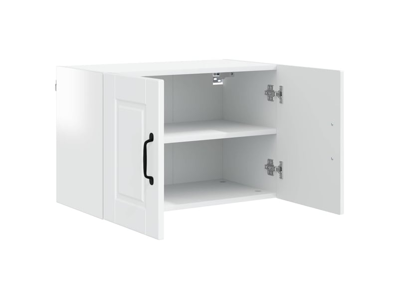 Meuble mural de cuisine, armoire de cuisine blanc brillant 60x31x40cm - Conforama E