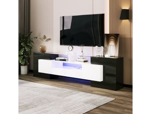Meuble tv coloris noir 200 cm HAVRYA