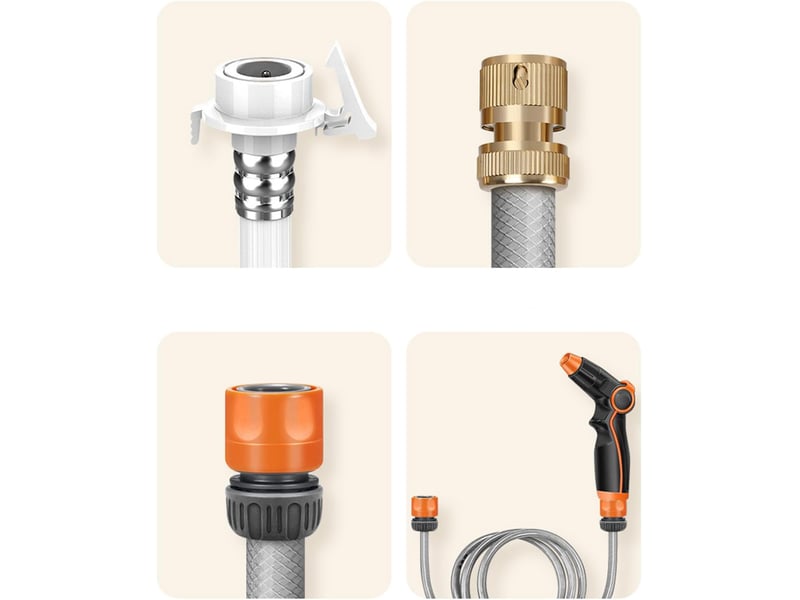  Robinet monocommande en bronze, adapté aux lavabos à poser (couleur: bronze, sortie d'eau froide) LJY2731FXN - Conforama E