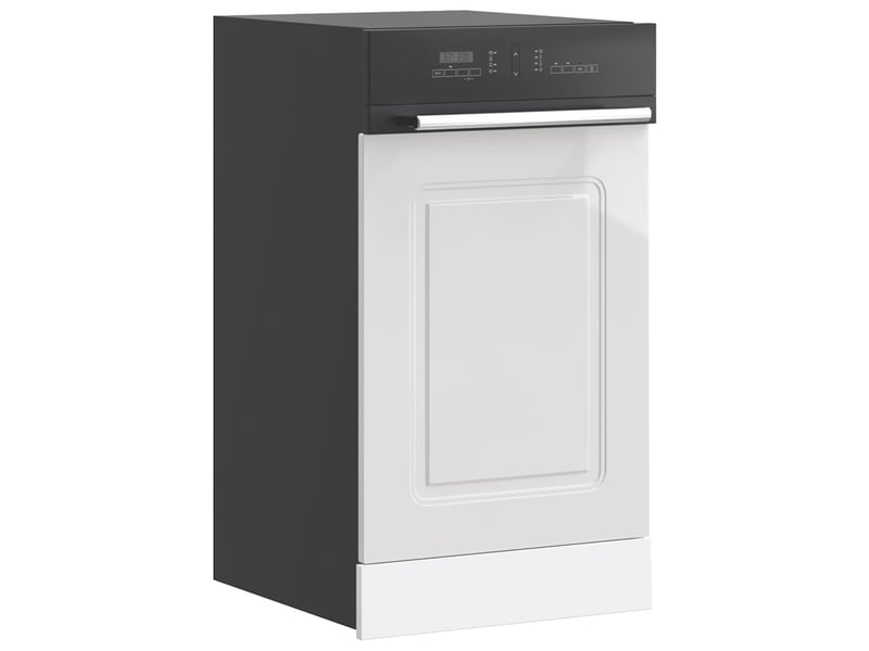  Panneau de lave-vaisselle kalmar blanc brillant 45x1,5x57cm  - Conforama B
