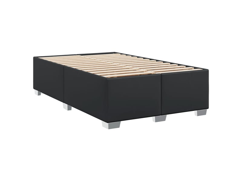  Lit double- lit adulte -  cadre de lit sans matelas noir 120x190 cm similicuir  - Conforama B