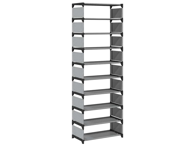  Étagère à chaussures, meuble à chaussures 10 niveaux 54x28x158 cm tissu non-tissé  - Conforama A