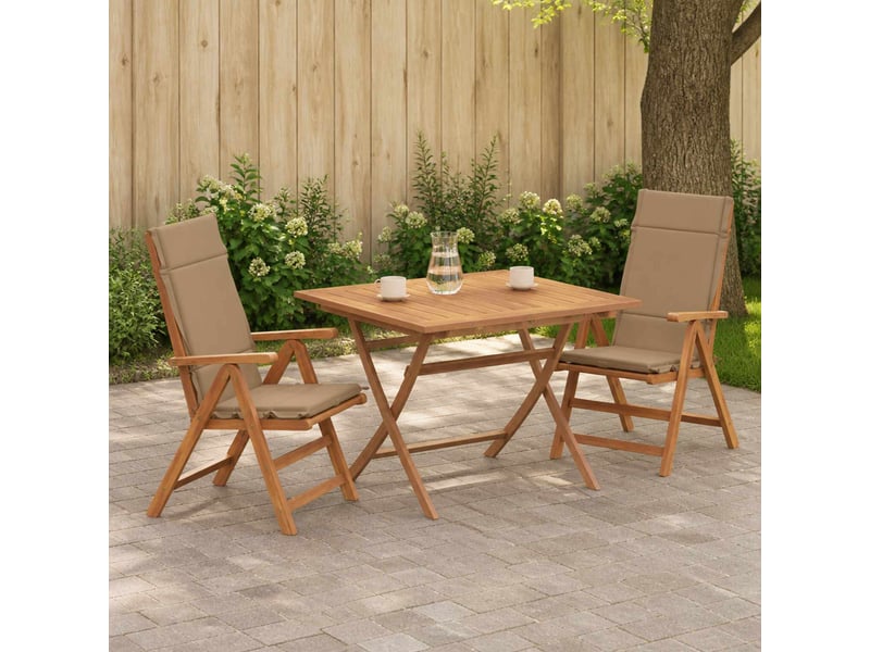  Lot de 2 coussins de chaise à dossier haut gemert cf59267  - Conforama B
