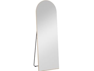 Miroir arrondi(e) à poser coloris doré MIVRAY    - 50 cm x 50 cm