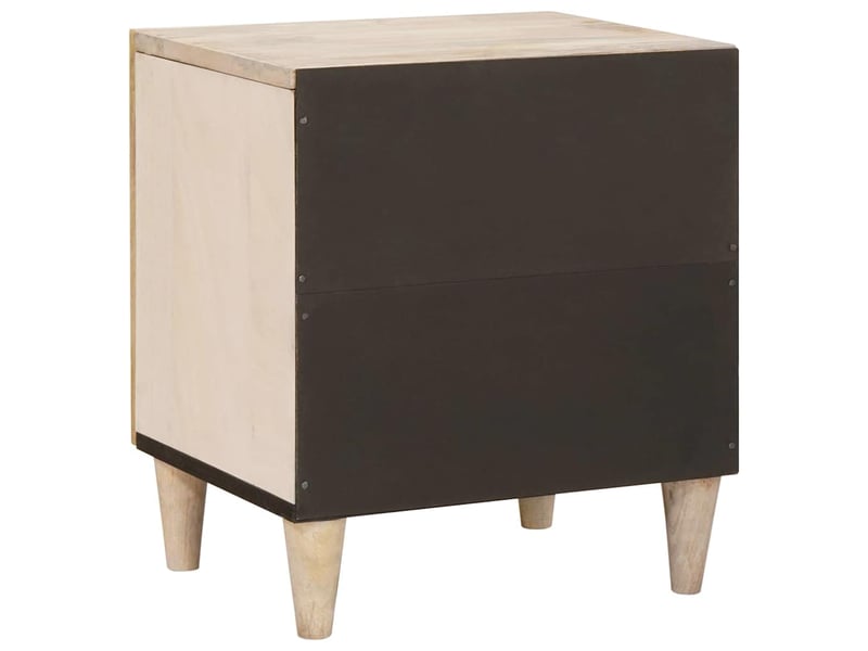  Table de chevet - cabinet de chevet - table de nuit 2 pièces blanc 80 x 50 x 40 cm  - Conforama E