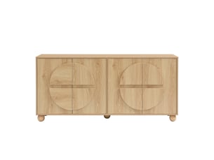 Buffet 4 porte(s) <strong>PANGIVO</strong> <strong>GL4823N</strong> - 160 cm coloris naturel