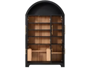 Buffet 6 porte(s) 0 tiroir(s) <strong>MEULVA</strong> <strong></strong> - 110 cm coloris noir