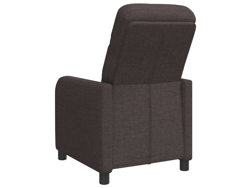  Vidaxl fauteuil inclinable marron foncé tissu  - Conforama E
