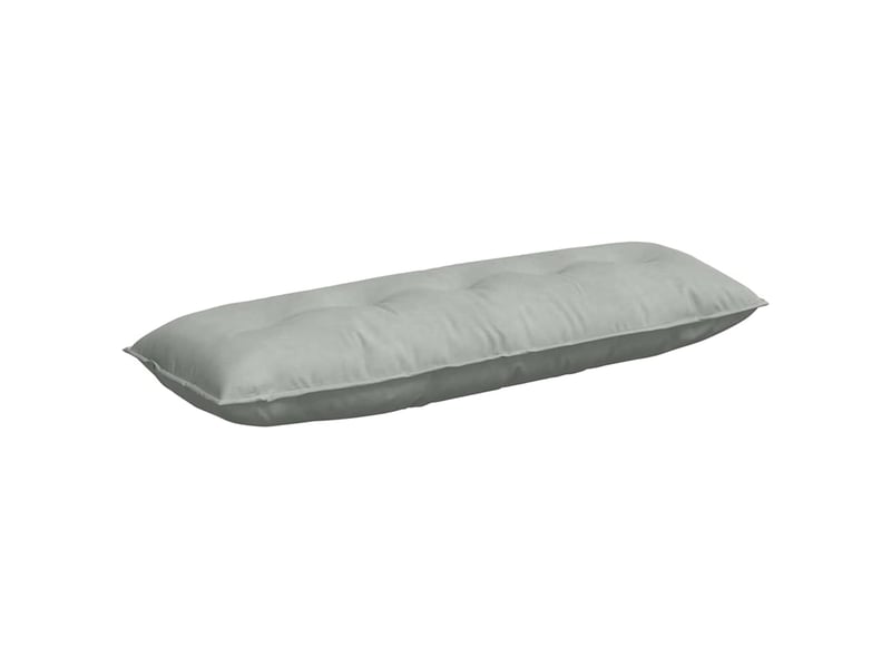 Coussin de dos, coussin de dossier gris clair 140 x 50 cm tissu en velours côtelé cf54655  - Conforama A