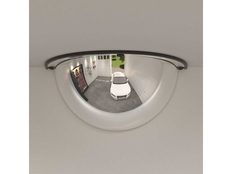  Miroirs de circulation en demi-dôme 2 pcs ø40 cm acrylique cf62937  - Conforama B