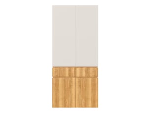 Armoire 4 porte(s) coulissante <strong></strong> <strong>OPULERANE TRADING LTD</strong> coloris gris largeur 50 cm