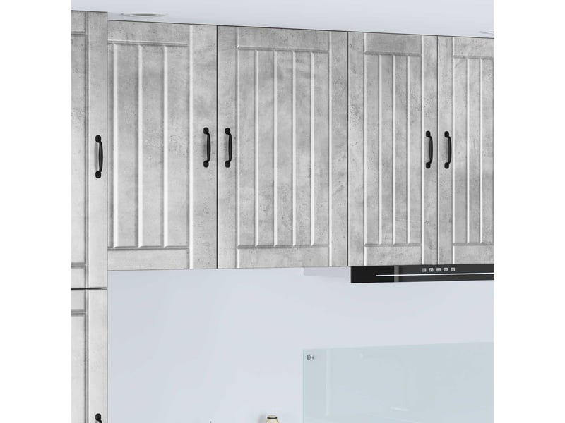  Armoire de cuisine gris béton 50x31x80cm bois d'ingénierie shl4201  - Conforama B