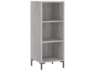 Buffet - bahut - meuble de rangement sonoma gris 34,5x32,5x90 cm bois d'ingénierie