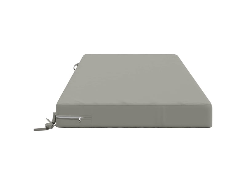 Coussin d'assise, coussin pour chaisecanapé soest 100 % polyester gris 120 x 80 x 10 cm cf51435 - Conforama D