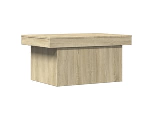 Table basse rectangulaire coloris marron  