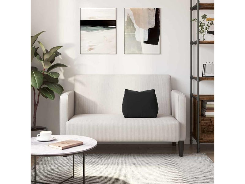  Coussin de dos, coussin de dossier noir 45 x 20 x 35 cm tissu en velours côtelé cf54836  - Conforama D