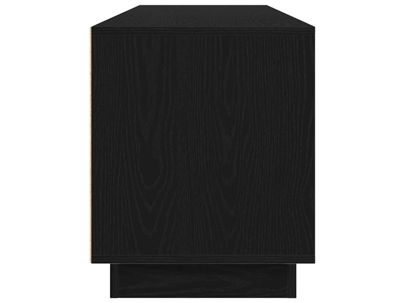  Meuble tv élégant avec éclairage led 193,5 x 41 x 50 cm grand espace de rangement style contemporain en bois d'ingénierie noir 02_0055839  - Conforama E