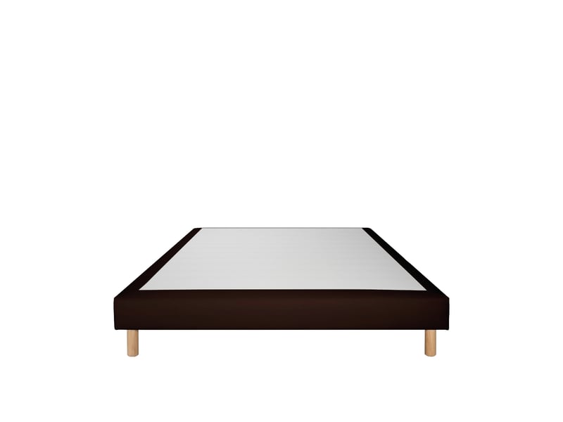 Sommier tapissier simili faro - chocolat - 70x200 3SO0207180720.4783 - Conforama A