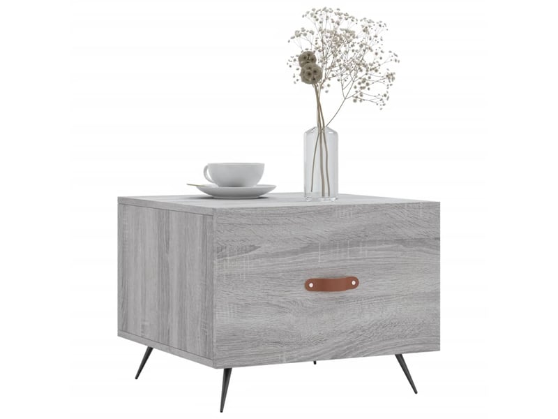  Tables basses 2 pcs - table de salon - table à thé sonoma gris 50x50x40 cm bois d'ingénierie  - Conforama C