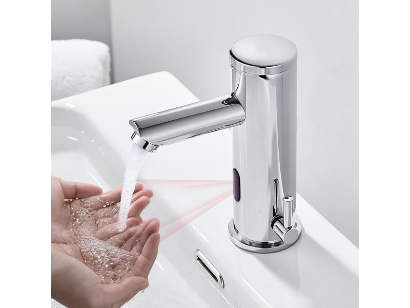  Mitigeur lavabo automatique à infrarouge – robinet à détection  - Conforama B