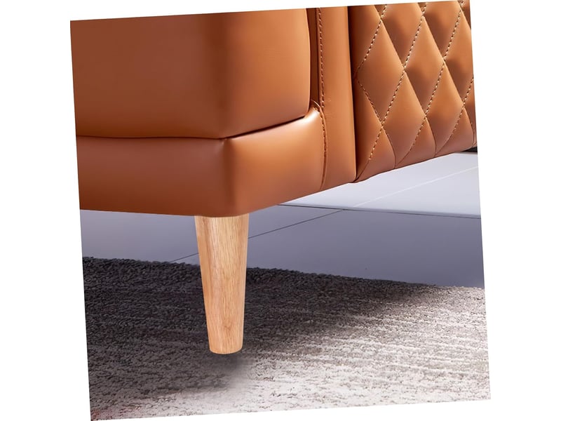  4pièces meuble bois massif ronds de rechange pour table basse et commode réglables hauteur  - Conforama E