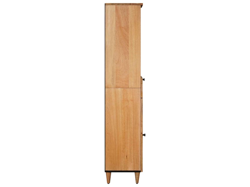  Armoire de salle de bain, cabinet de salle de bain naturel 38 x 33 x 160 cm cf65117  - Conforama D