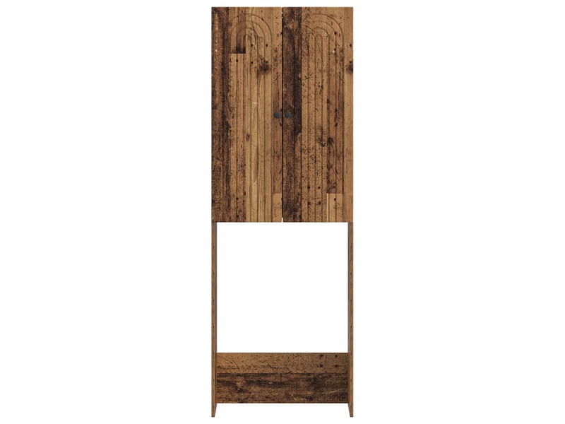 Armoire de toilette alkmaar bois ancien 66x25.5x190 cm - Conforama E