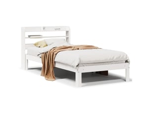 Lit simple 100x200 cm    coloris blanc