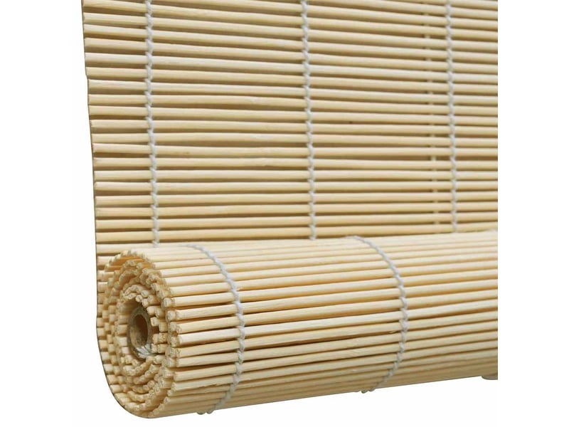 Store enrouleur, store à rouleau bambou naturel 100x160 cm cf44939 - Conforama D