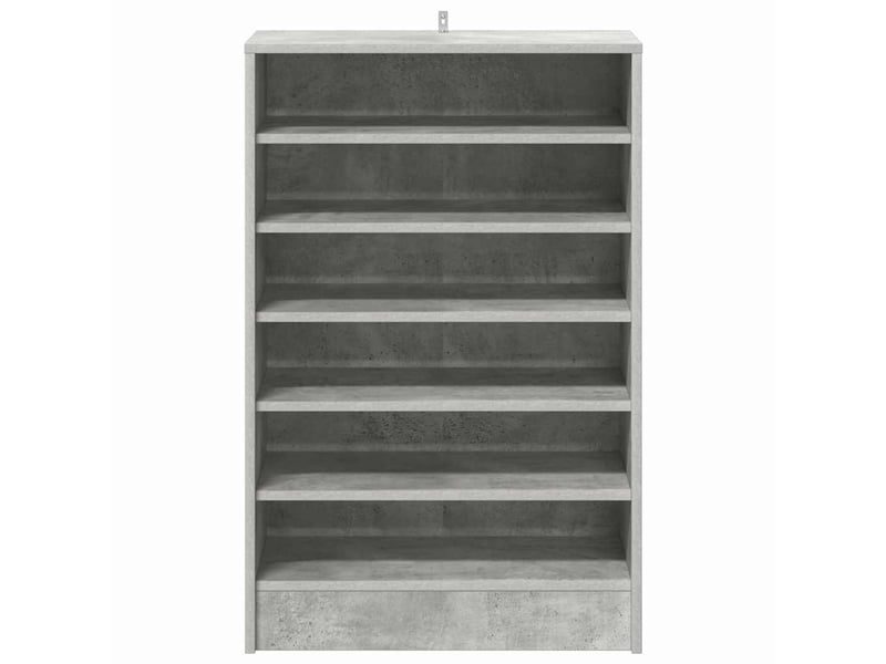  Meuble à chaussures, armoire à chaussures 60x35x92 cm gris béton  - Conforama D