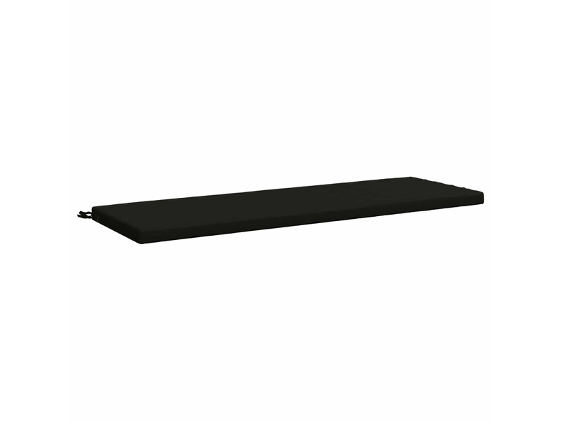Coussin de banc, coussin d'assise, coussin de canapé soest 100 % polyester noir 140 x 50 x 5 cm cf53418 - Conforama A