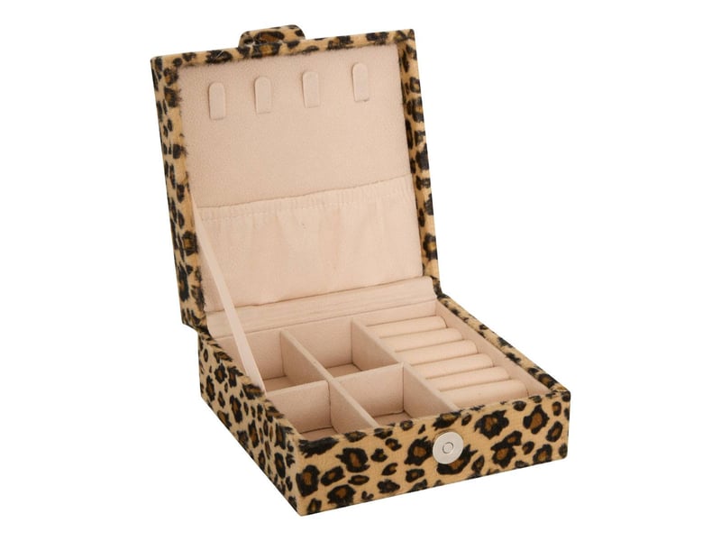  Boite bijoux leopard l13  - Conforama B