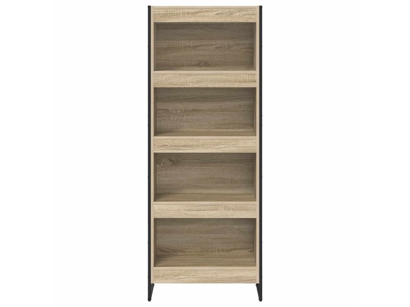 Bibliothèque, armoire à livres 60 x 30 x 155 cm bois d'ingénierie sonoma - Conforama E