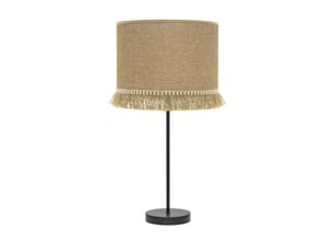 Lampe de table fabrilamp sibila e27 noir sable 62 x 30 x 30 cm